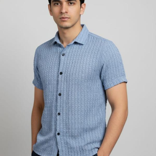 Bubble Coat Collar Shirt